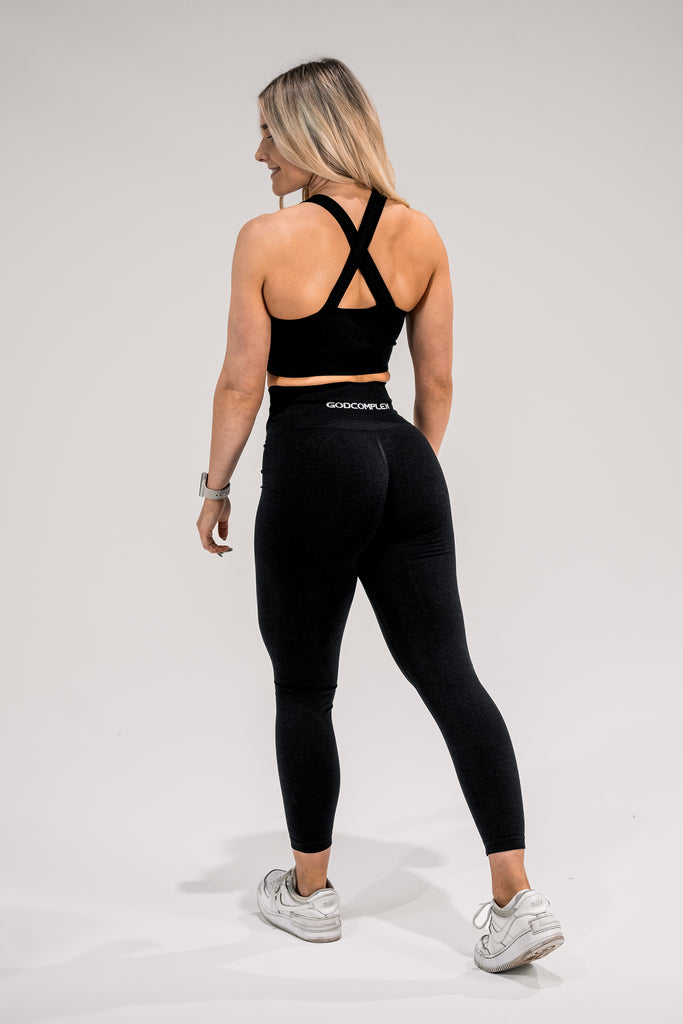 Divine Seamless Sport BH - schwarz