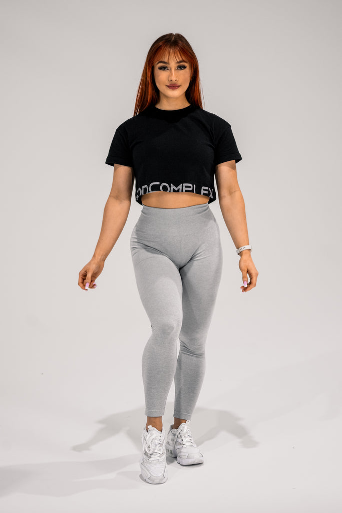 Divine Foundation Crop Top - schwarz