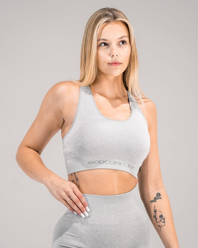 Divine Seamless Sport BH - grau